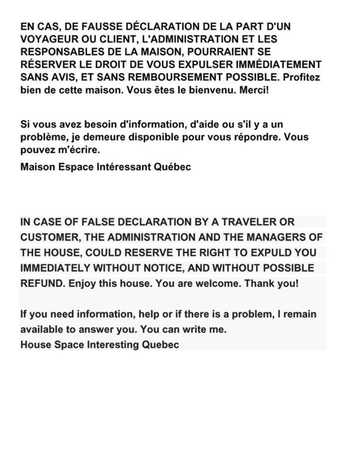 Maison Intéressante Quebec Esterno foto